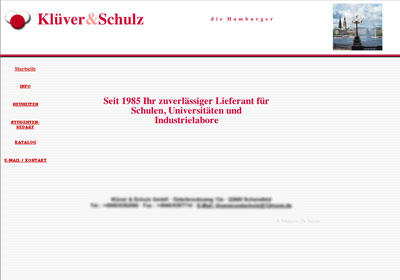 Website Klüver und Schulz